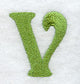 Victorian Letter V (3 Inch)