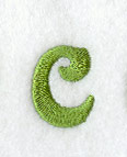 Victorian Lower Case Letter c (3 Inch)