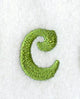 Victorian Lower Case Letter c (3 Inch)