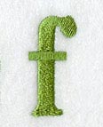 Victorian Lower Case Letter f (3 Inch)