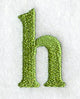 Victorian Lower Case Letter h (3 Inch)
