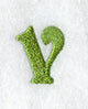 Victorian Lower Case Letter v (3 Inch)