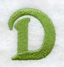 Victorian Letter D (3 Inch)
