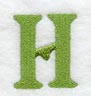 Victorian Letter H (3 Inch)