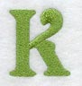 Victorian Letter K (3 Inch)