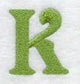Victorian Letter K (3 Inch)