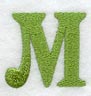 Victorian Letter M (3 Inch)