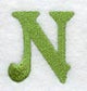 Victorian Letter N (3 Inch)