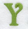 Victorian Letter Y (3 Inch)
