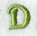Victorian Letter D (3 Inch)