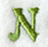 Victorian Letter N (3 Inch)
