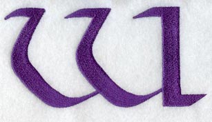 Viking Letter W (3 Inch)