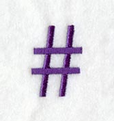 Viking Number Sign (3 Inch)