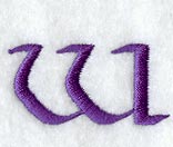 Viking Letter W (3 Inch)