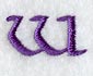 Viking Letter W (3 Inch)