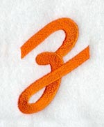 Cayman Lower Case Letter z (3 Inch)