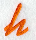 Cayman Lower Case Letter h (3 Inch)