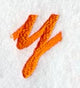 Cayman Lower Case Letter y (3 Inch)