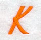 Cayman Letter K (3 Inch)