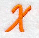 Cayman Letter X (3 Inch)