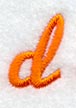 Cayman Lower Case Letter d (3 Inch)