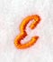 Cayman Letter E (3 Inch)