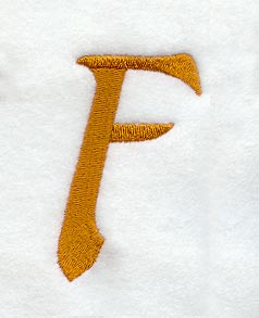 Cheshire Letter F (3 Inch)