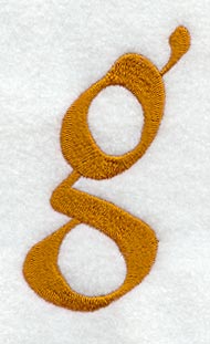 Cheshire Lower Case Letter g (3 Inch)