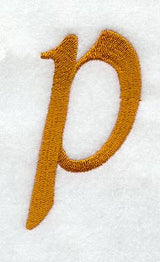 Cheshire Lower Case Letter p (3 Inch)