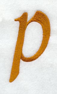 Cheshire Lower Case Letter p (3 Inch)