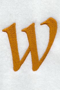 Cheshire Lower Case Letter w (3 Inch)