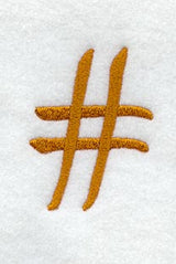 Cheshire Number Sign (3 Inch)