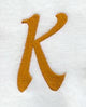 Cheshire Letter K (3 Inch)