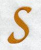 Cheshire Letter S (3 Inch)