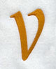 Cheshire Letter V (3 Inch)