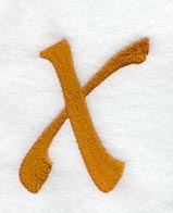Cheshire Letter X (3 Inch)