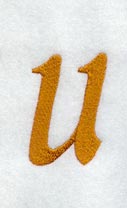 Cheshire Lower Case Letter u (3 Inch)