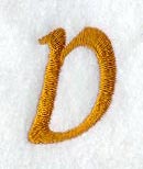 Cheshire Letter D (3 Inch)