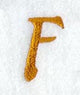 Cheshire Letter F (3 Inch)