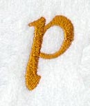 Cheshire Letter P (3 Inch)