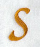 Cheshire Letter S (3 Inch)