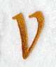 Cheshire Letter V (3 Inch)