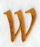 Cheshire Letter W (3 Inch)