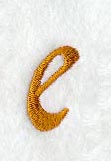 Cheshire Lower Case Letter e (3 Inch)