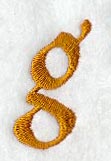 Cheshire Lower Case Letter g (3 Inch)