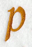 Cheshire Lower Case Letter p (3 Inch)