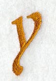 Cheshire Lower Case Letter y (3 Inch)