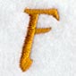 Cheshire Letter F (3 Inch)