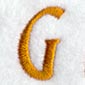 Cheshire Letter G (3 Inch)
