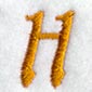 Cheshire Letter H (3 Inch)